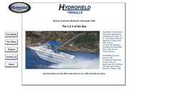 Desktop Screenshot of hydrofieldtrihulls.com